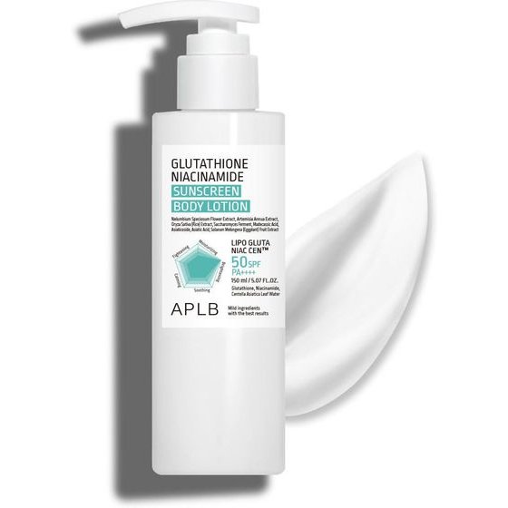APLB Glutathione Niacinamide Sunscreen Body Lotion SPF50 PA++++ - (APL-62)