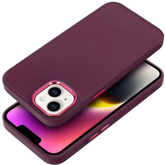 Case For Iphone 17 Pro / 18 Pro Frame Dark Cherry OEM