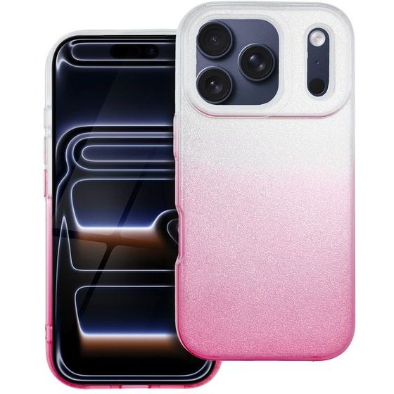Case For Iphone 17 Pro / 18 Pro Shining Transparentny Pink OEM