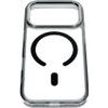 Case For Iphone 17 Pro Max / 18 Pro Max Frame Clear Hybrid Mag Cover Compatible With Magsafe Black OEM