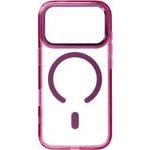 Case For Iphone 17 Pro Max / 18 Pro Max Frame Clear Hybrid Mag Cover Compatible With Magsafe Dark Cherry OEM