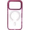 Case For Iphone 17 Pro Max / 18 Pro Max Frame Clear Hybrid Mag Cover Compatible With Magsafe Dark Cherry OEM