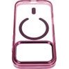 Case For Iphone 17 Pro Max / 18 Pro Max Frame Clear Hybrid Mag Cover Compatible With Magsafe Dark Cherry OEM