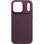 Case For Iphone 17 Pro Max / 18 Pro Max Frame Dark Cherry OEM