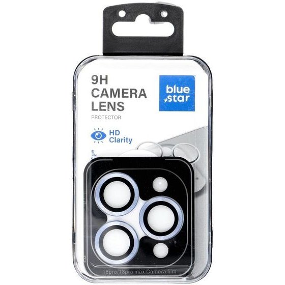 Blue Star Camera Lens Protector Easy Install For Iphone 18 Pro / 18 Pro Max Light blue