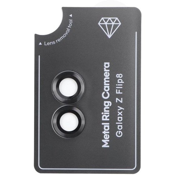 Blue Star Camera Lens Protector Easy Install For Samsung Flip 8 black