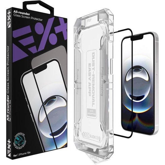 NOA All-rounder glass screen protector for iPhone 16e (2025) & iPhone 17e (2026) - (IPH-16E-ALR)