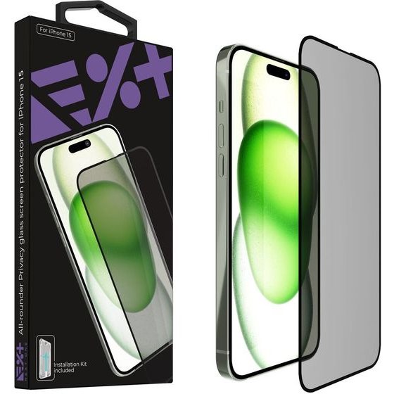 NOA All-rounder Privacy Glass Screen Protector for iPhone 15 - (IPH-15-PRV)