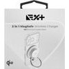 NOA MagSafe 2 in 1 wireless charger for iPhone & Apple Watch - (MGSF-WL-2IN1-CHR)
