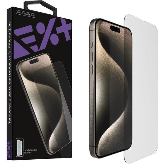 NOA Tempered Glass Screen Protector for iPhone 15 Pro - (IPH-15PRO-TMP)