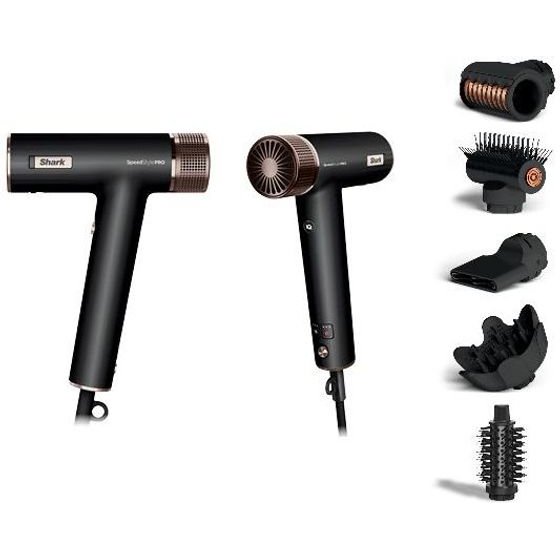 SharkNinja Hair dryer Shark SpeedStyle Pro 6-in-1 / Black - (HD752EU)