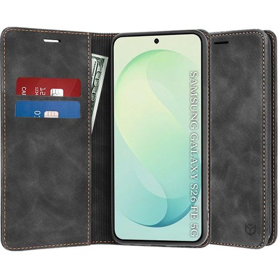 Techsuit - Confy Cover - Samsung Galaxy S26 Fe / S25 Fe - Black