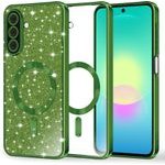 Techsuit - Luxury Glitter Magsafe - Samsung Galaxy A27 5G - Deep Green