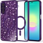 Techsuit - Luxury Glitter Magsafe - Samsung Galaxy A27 5G - Deep Purple