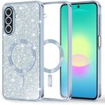 Techsuit - Luxury Glitter Magsafe - Samsung Galaxy A27 5G - Light Blue