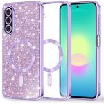 Techsuit - Luxury Glitter Magsafe - Samsung Galaxy A27 5G - Light Purple