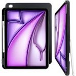 Volte-Tel Matte Silicon ���� Ipad Air 11 2026/Air 11 2025/Ipad Air 11 2024 11.0in �� ������� ��� ������ ������ Camera Guard BLAC