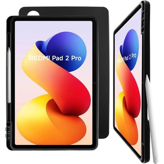 Volte-Tel Matte Silicon ���� Xiaomi Redmi Pad 2 Pro 12.1in �� ������� ��� ������ ������ Camera Guard BLACK