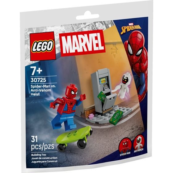 Lego Marvel Super Heroes Spider-Man Stops Anti-venoms Coup (Polybag) - (30725)