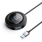 Orico USB3.0 Hub - 4 x USB3.0 - YK2-U3-18-Bk - (YK2-U3-18-BK-BP)
