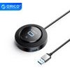 Orico USB3.0 Hub - 4 x USB3.0 - YK2-U3-18-Bk - (YK2-U3-18-BK-BP)