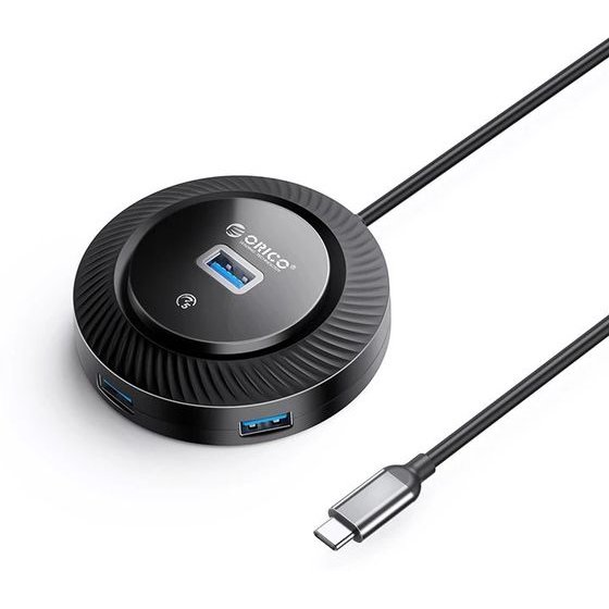 Orico USB3.0 Hub Type-C - 4 x USB3.0 - YK2-C3-03-Bk - (YK2-C3-03-BK-BP)