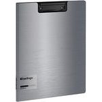 Berlingo A4 Clipboards lockable, silver-blue, 1pcs, , Steel & Style - (299030)