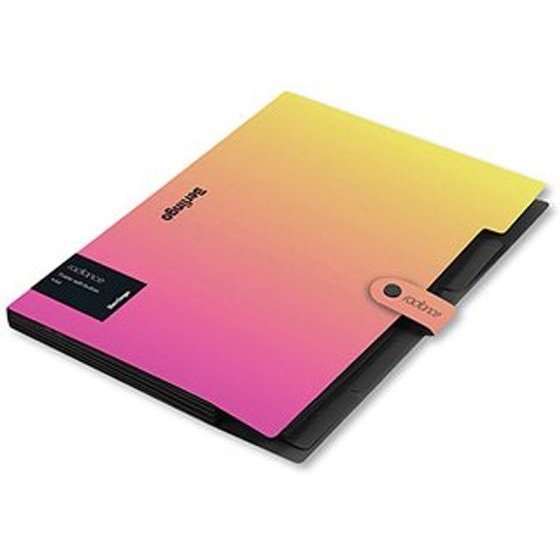 Berlingo A4 Document Organizer Radiance, pink-orange, 1pcs, - (327169)