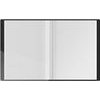 Berlingo A4 Presentation Catalog Book - 20 Euro Sleeves Double Black, black, 1pcs, , With An Inside Pocket - (299465)