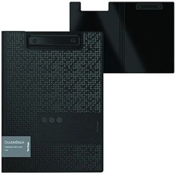 Berlingo Foldable A4 Sheets With a Clip black, 1pcs, , Double Black - (299406)