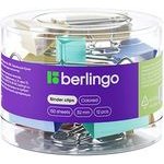 Berlingo Office Paper Clips Buldog, 32mm, 1pcs, , Assorted colors, 12 Per Package - (253696)