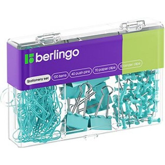 Berlingo Office Supplies Set blue, 1pcs, , 120 Pieces Per Package - (353629)
