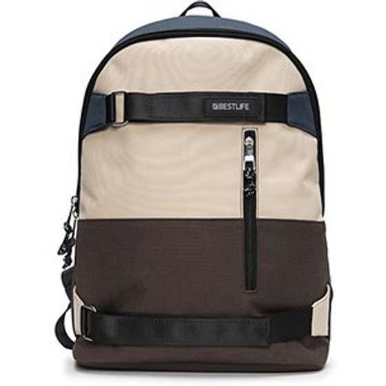 Bestlife Backpack Na Laptop 14,1, COL-Skate, Brown From polyester, - (BB-3552BK)
