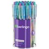 Berlingo , Automatic Pen ball, blue, 30pcs, 0.7mm, Collision Xs - (371278)