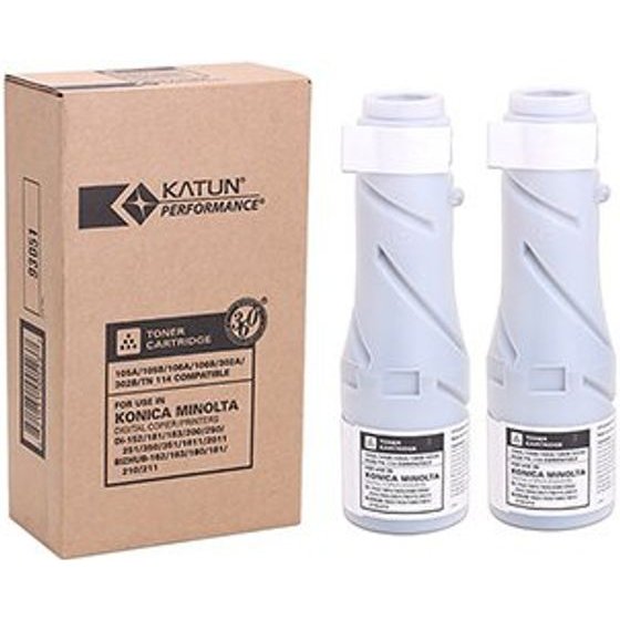 Katun Performance Compatible Toner With Konica Minolta TN114, MT105, 8937-784, 8936-604, black, 22000p, 2x413g - (20800)