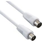 Neutralle Anthene Cable Coax (9.5mm) M - Coax (9.5mm) F, 2m, 75 Ohm, white, Eol - (KM0203TXNT01)