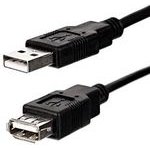 Neutralle Logo Economy Usb Extension (2.0), Usb A Male - Usb A F, 1.8m, black, Eol - (KUAEXRE18G0E)