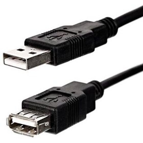 Neutralle Logo Economy Usb Extension (2.0), Usb A Male - Usb A F, 1.8m, black, Eol - (KUAEXRE18G0E)