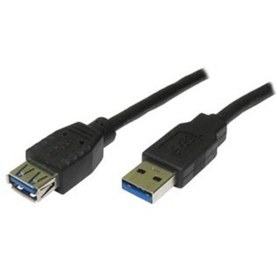 Neutralle Logo Usb Extension (3.0), Usb A Male - Usb A F, 1.8m, black, Blister pack, Eol - (52352)