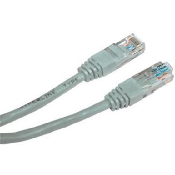 Neutralle Network Lan Cable Utp Crossover patchcord, Cat.5e, RJ45 M - RJ45 M, 5 m, unshielded, cross, grey, For Connection Of 2 computers, L - (81932)