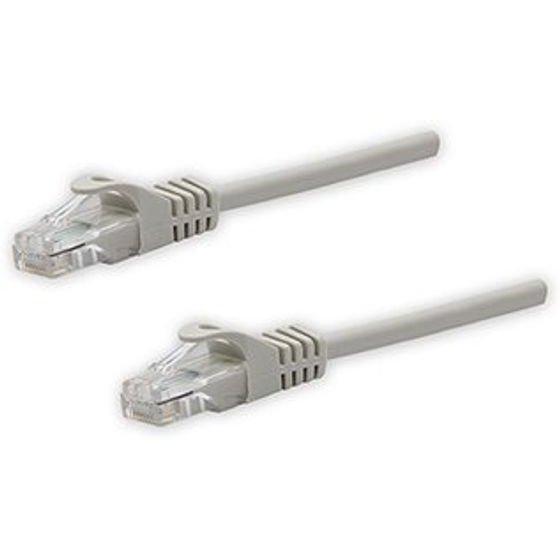 Neutralle Network Lan Cable Utp patchcord, Cat.5e, RJ45 M - RJ45 M, 10 m, unshielded, grey, Clear copper, economy, Eol - (KB100AUC01)