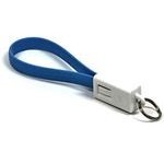 Neutralle Usb Cable (2.0), Usb A Male - Microusb M, 0.2m, blue, Key case, Eol - (KUAMXJS02C01)