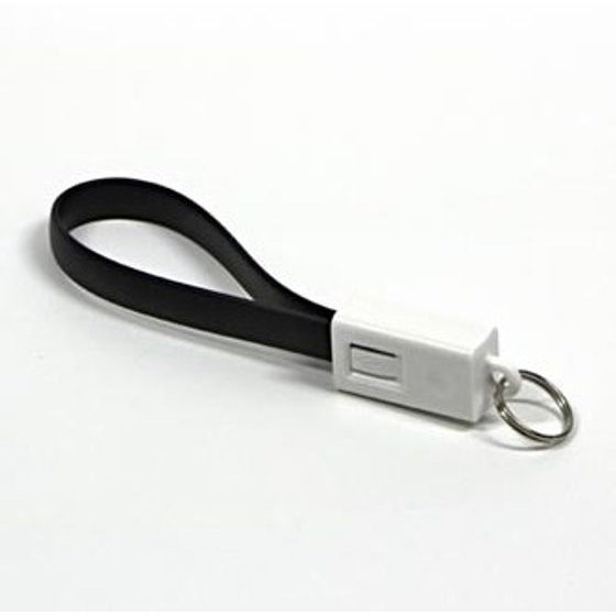 Neutralle Usb Cable (2.0), Usb A Male - Microusb M, 49160, 0.2m, black, Key case, Eol - (KUAMXJS02B01)