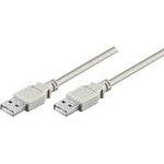 Neutralle Usb Cable (2.0), Usb A Male - Usb A male, 1.8m, grey, High Speed, Eol - (KUAACTS18A01)