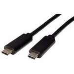 Neutralle Usb Cable (3.1), Usb C M - Usb C M, 0.5m, black, Plastic Bag - (KUEHXTX05A01)
