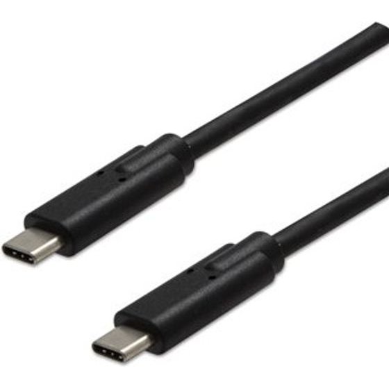 Neutralle Usb Cable (3.2 Gen 2), Usb C M - Usb C M, 1m, 10 Gb/s, 5V/3A, black, Eol - (KUEHETS10B01)