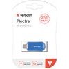 Neutralle Verbatim Usb Flash disk, Usb C, 256GB, Plectra, blue, Usb C - (30234)