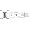 Neutralle Video Cable Displayport M - Displayport M, 0.5m, black, Eol - (KM005DPN01)