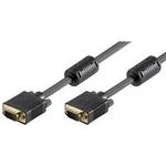 Neutralle Video Cable Svga (D-sub) M - Svga (D-sub) M, 3m, Golden connector, shielded, black, Logo Blister pack, Eol - (81923)