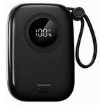 Powerton Energy Dark Edition Powerbank 10000mAh, 2x USB-C, 22.5W, Insulated cables, Black - (WPAN32-2)